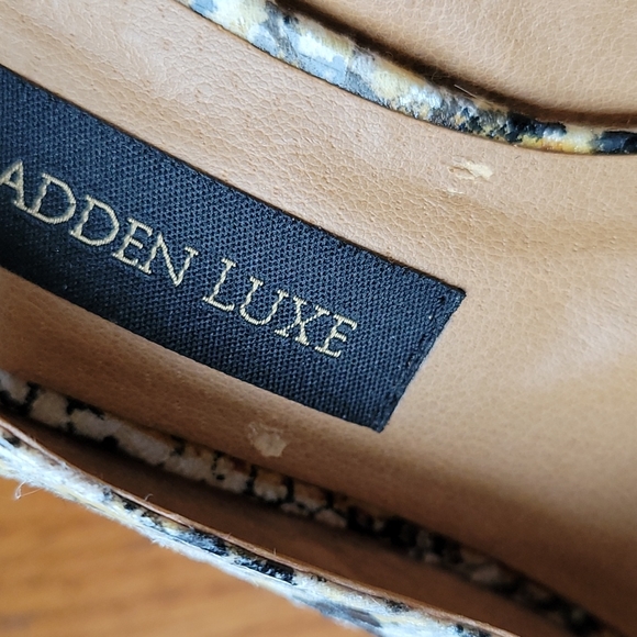 Steve Madden Luxe sz 6 snake print heels - Picture 8 of 8